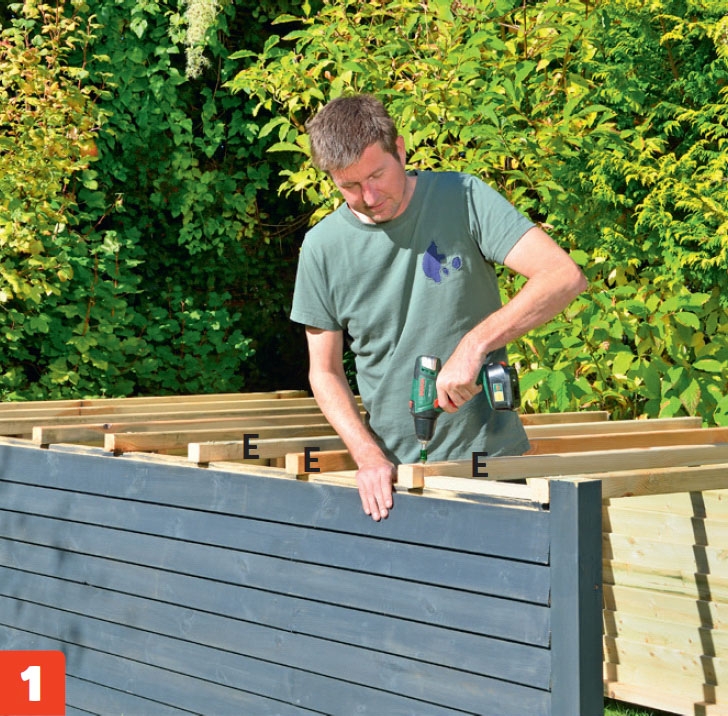 Bygg förvaring släpvagn