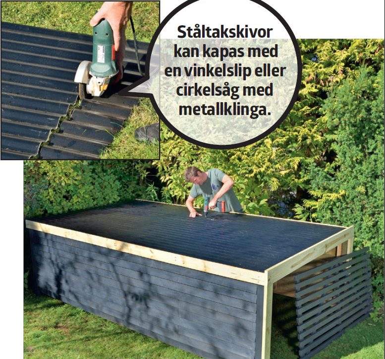 Bygg förvaring släpvagn