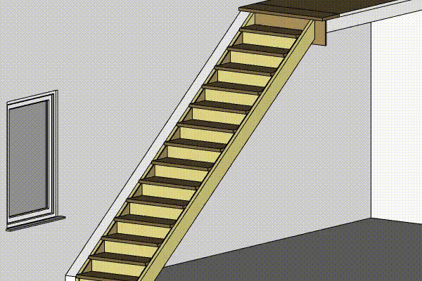 Bygge trapp: Trappens oppbygging