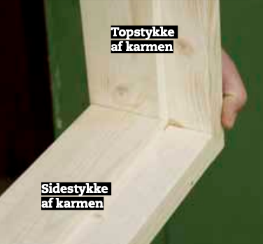 Bygge dørkarm til gammel dør