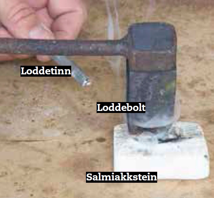 Lodding av takrenner i sink