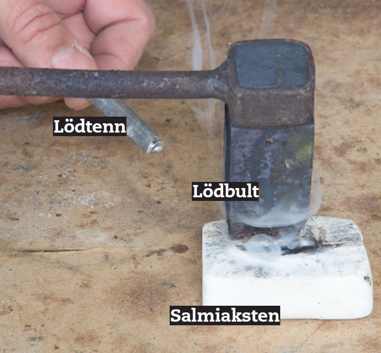 Lödning av hängrännor