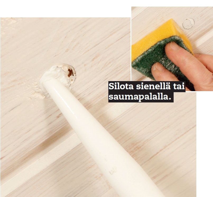 Katon maalaus: Täytä kaikki muut reiät