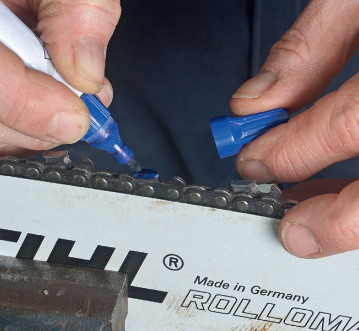 Slibning af motorsav