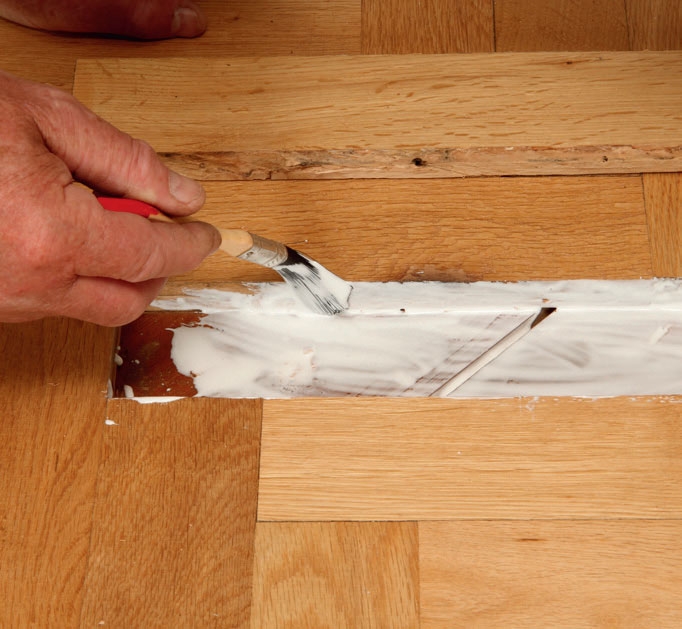 Reparation af sildebensparket