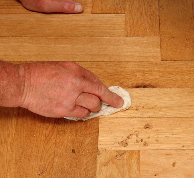 Reparation af sildebensparket