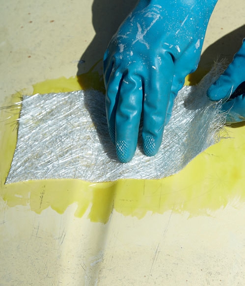 Laga glasfiber spricka