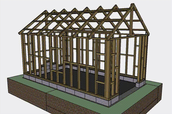 3D-modell: Orangeriets skjelett