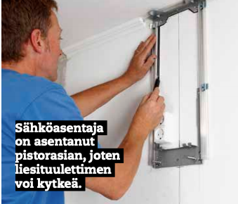 Hiljainen liesituuletin: Merkitse liesituulettimen paikka