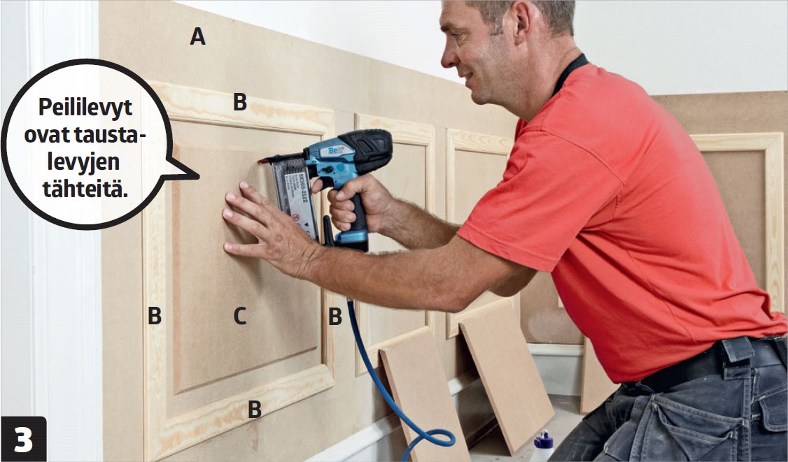 Näin rakennat hienot peilipaneelit