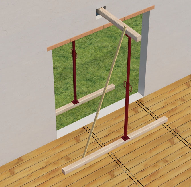 Uuden oviaukon tekeminen ulkoseinään