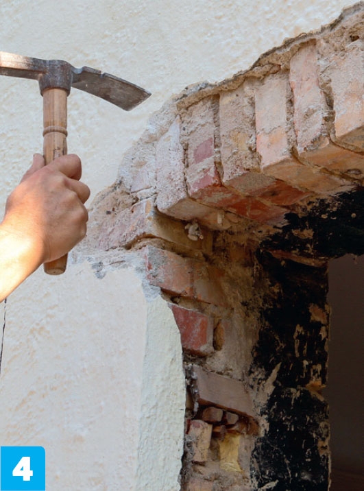 Uuden oviaukon tekeminen ulkoseinään