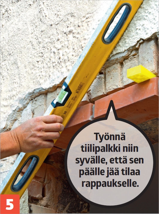 Uuden oviaukon tekeminen ulkoseinään