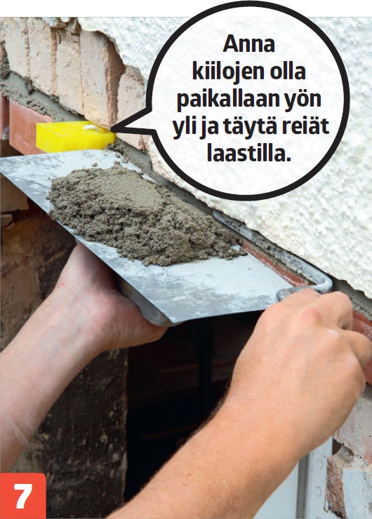 Uuden oviaukon tekeminen ulkoseinään