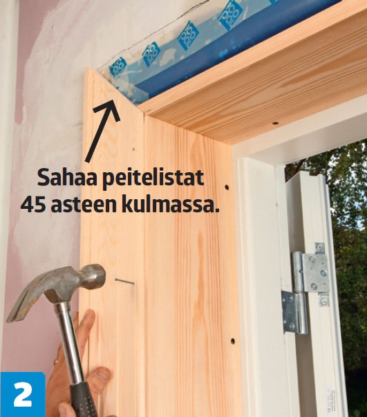 Uuden oviaukon tekeminen ulkoseinään