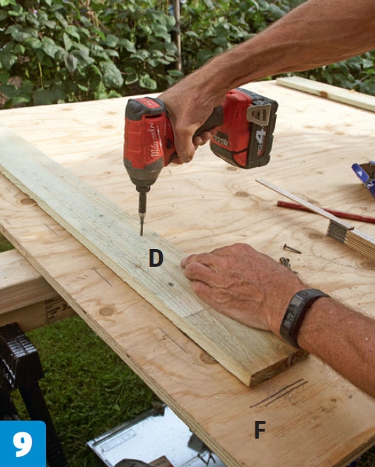 Smart skjul till regnvattenbehållare