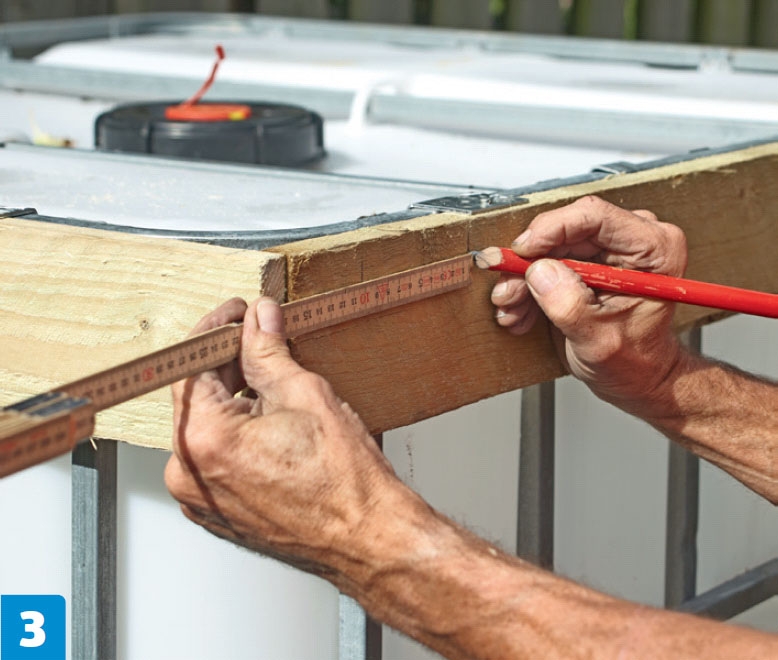 Sadevesiastia hanalla