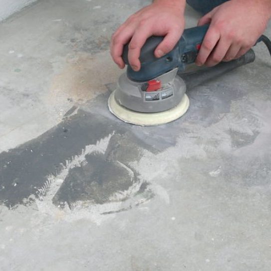 Betonggolv: Lagningen kan slipas plan