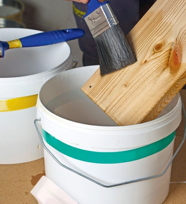 Testikapuloiden öljyäminen puuöljyllä