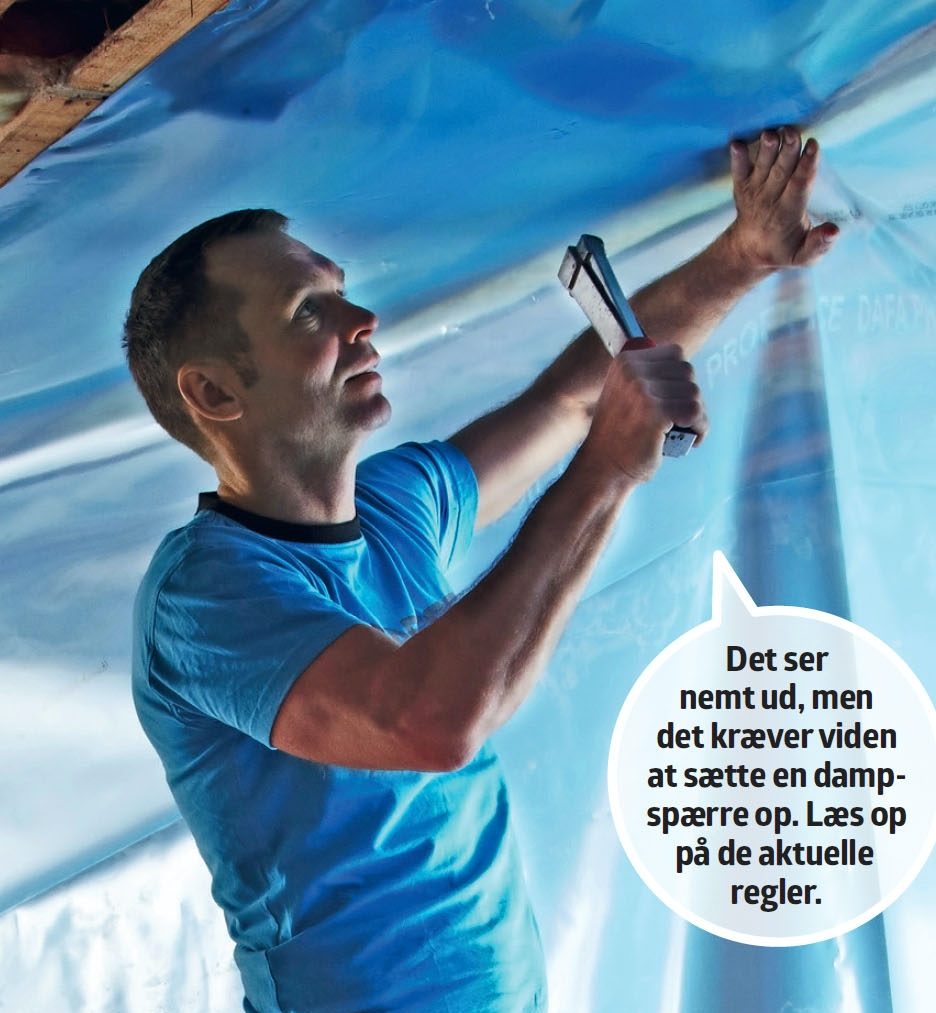 Isolering hus: Vægge med utæt dampspærre
