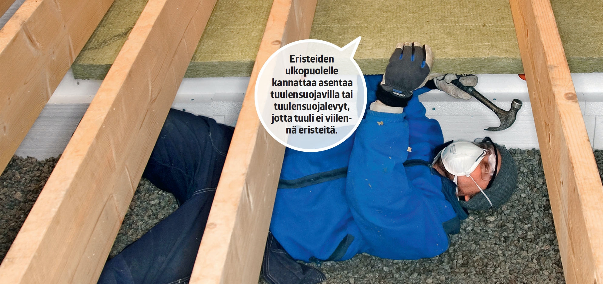 Liian ahdas ryömintätila