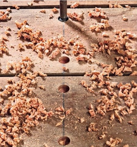 Skjulte skruer terrasse