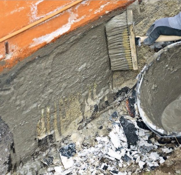 Pusse grunnmur: Den fuktige sokkelen “slammes”