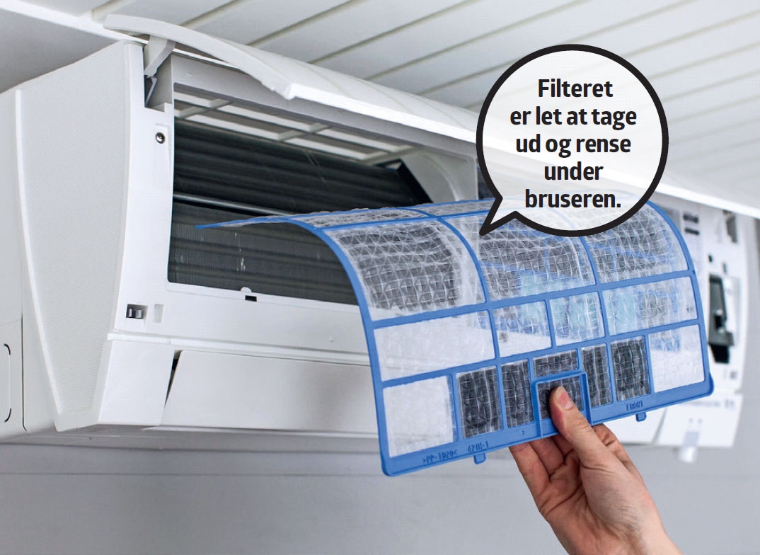 Luft til luft varmepumpe kræver årligt eftersyn