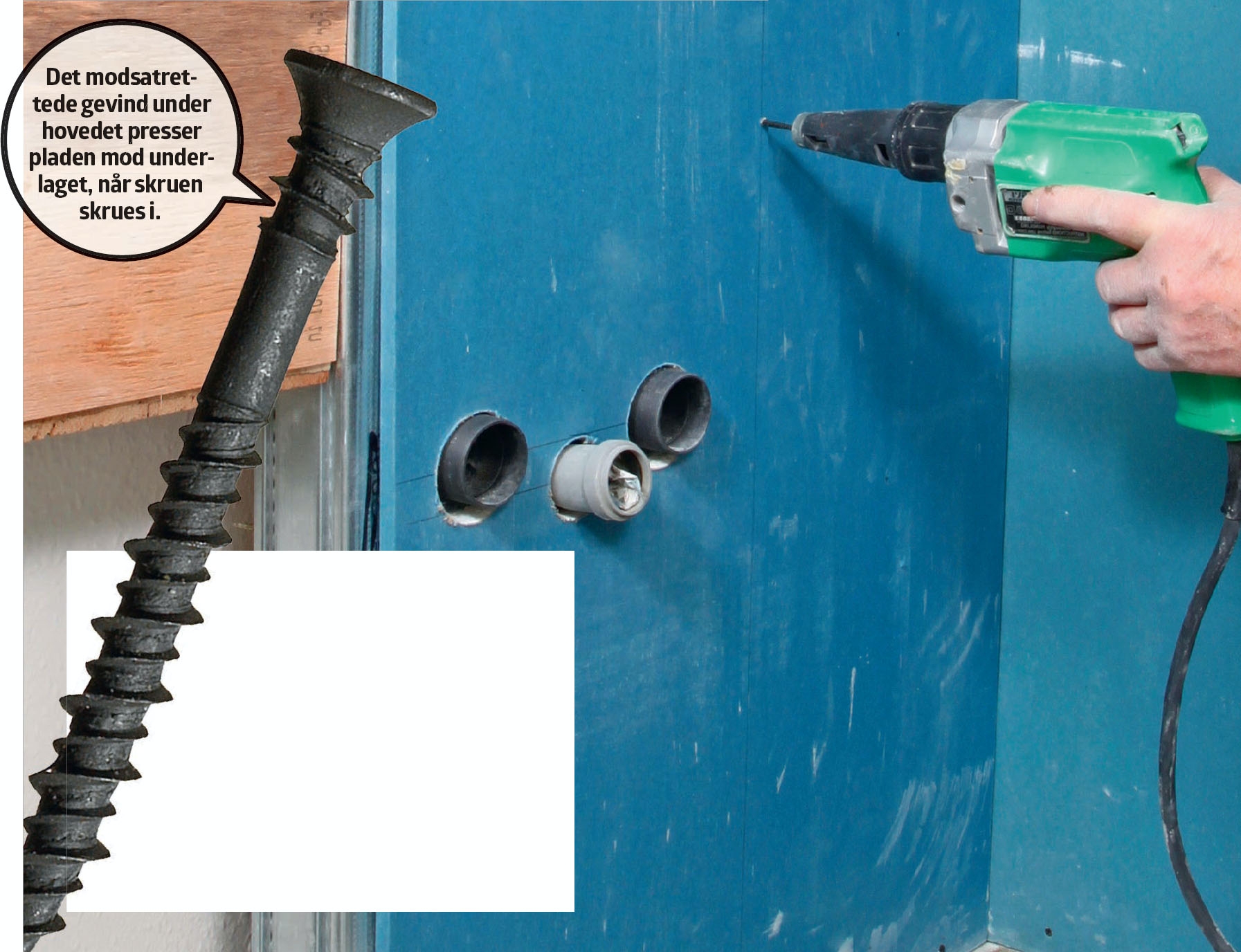 Vandfast plade til badeværelse