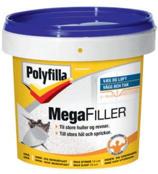 Med rätt spackelmassa kan alla hål lagas.