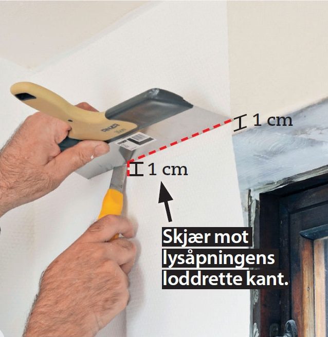 Tapetsere hjørner: Skjær gjennom lengden