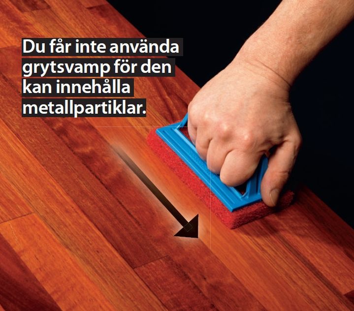 Olja till bänkskivan