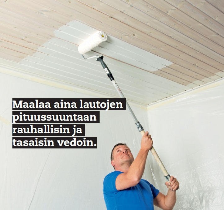 Paneelikaton maalaus