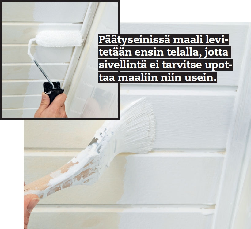 Paneelikaton maalaus