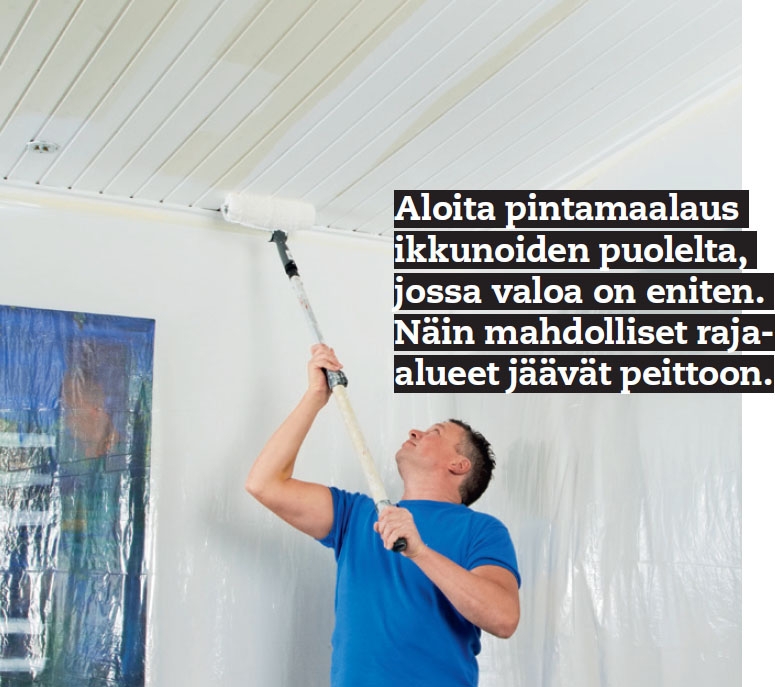 Paneelikaton maalaus