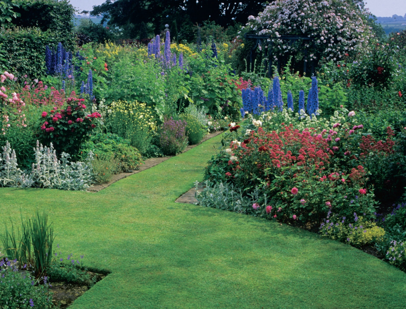 Blomsterbed kant: inspirasjon