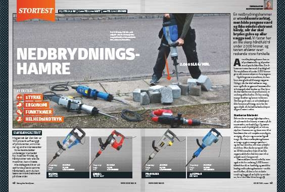 Nedbrydningshammer test