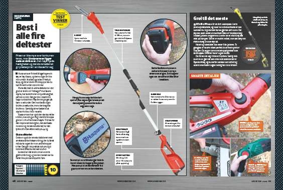 Elektrisk grensag best i test