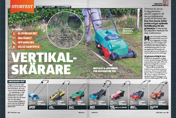 Vertikalskärare test