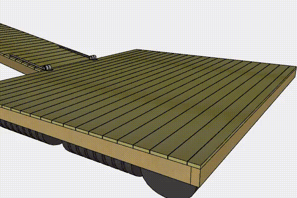 3D-Tegning: Byg selv flydebro