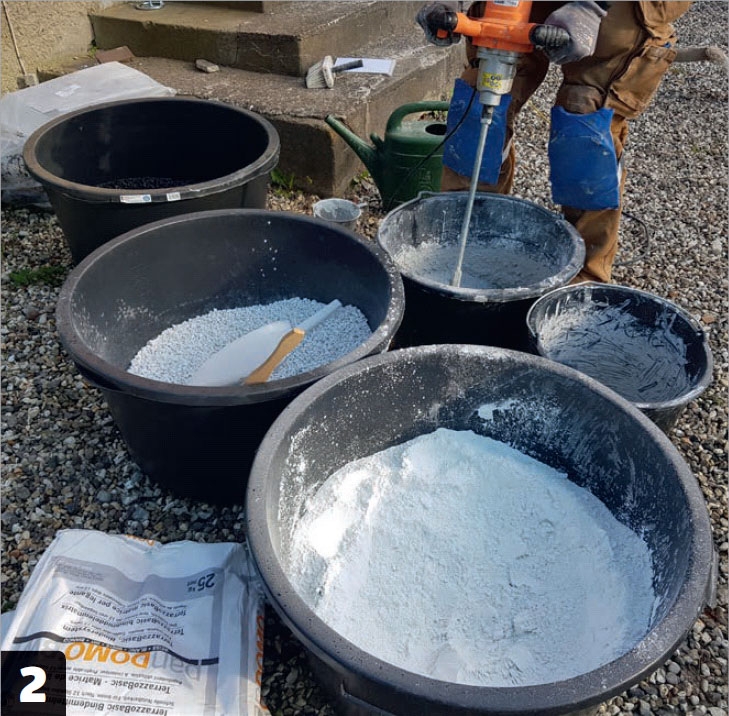 Terrazzogulv: Støb dit eget terrazzogulv