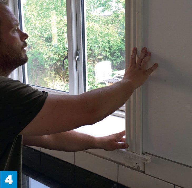 Inddækning vinduer indvendig | Lysning vindue