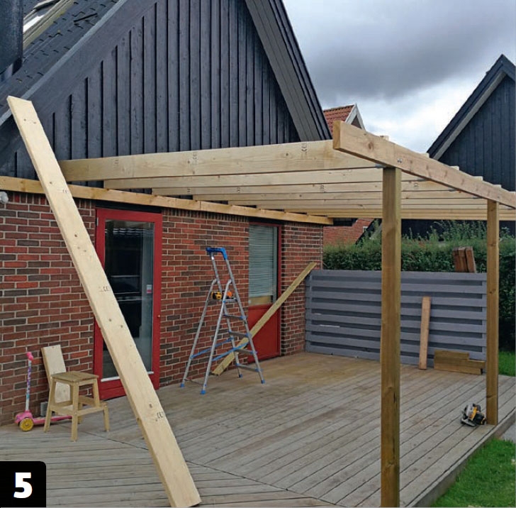 Byg selv overdækket terrasse