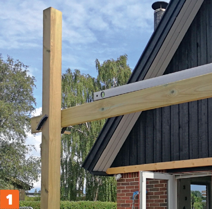 Overbygg til terrassen | Enkelt tak over terrasse