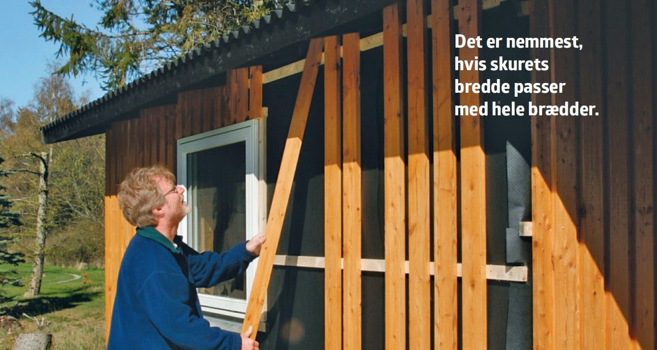 En på to-facadebeklædning