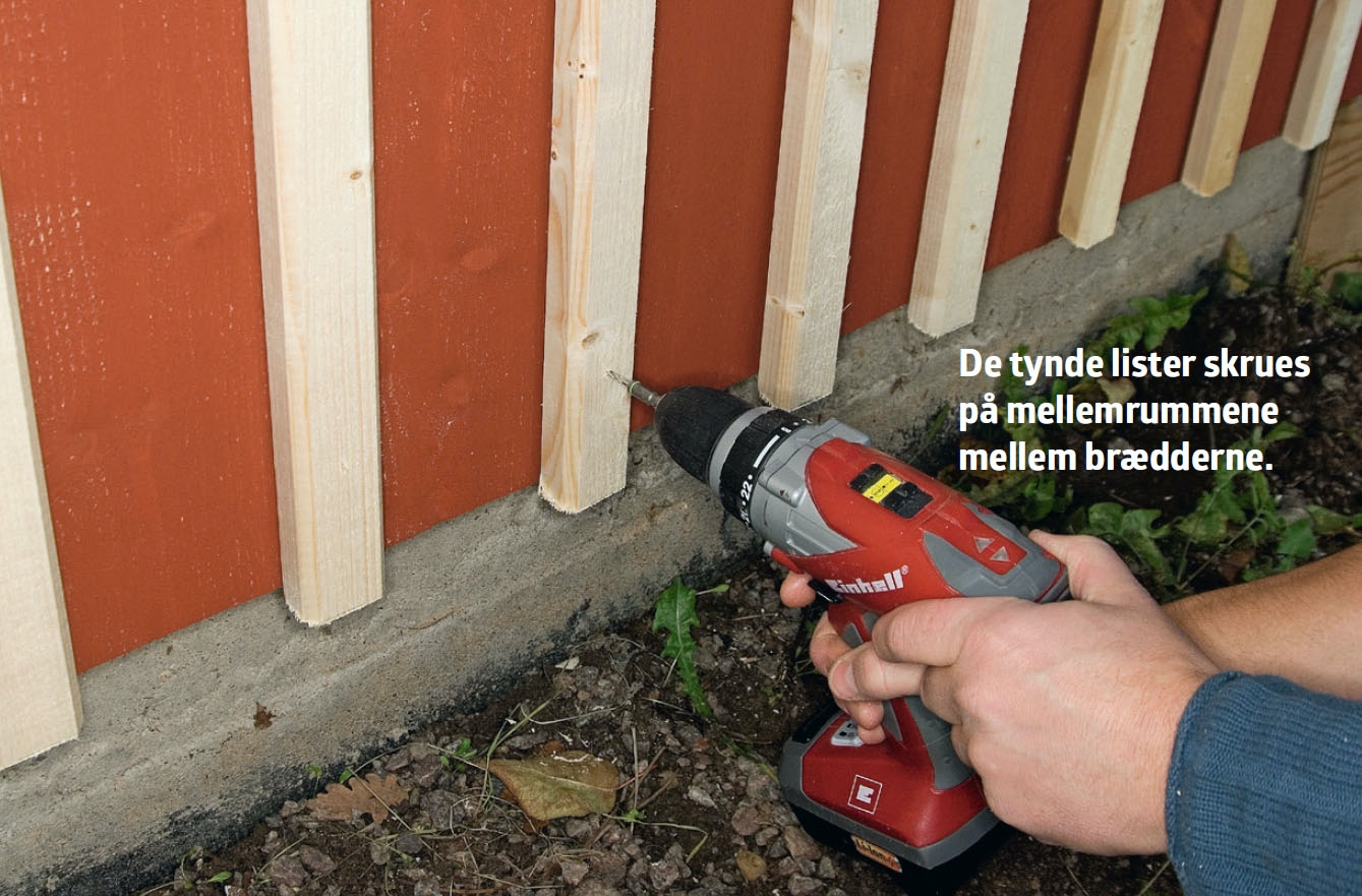 Lister facadebeklædning