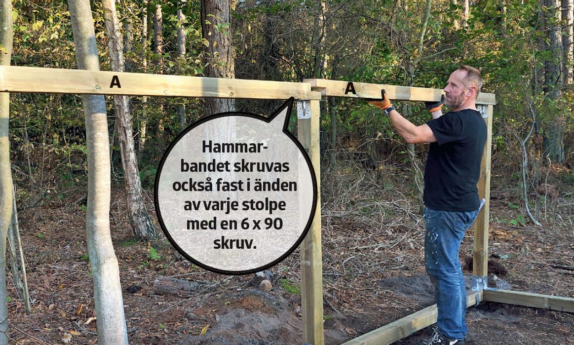 Bygg Själv Ett Stort Vedskjul Med Trästomme Och Armeringsnät | Gds.se