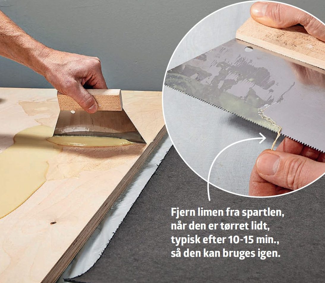 Linoleum på bordplade – sådan gør du