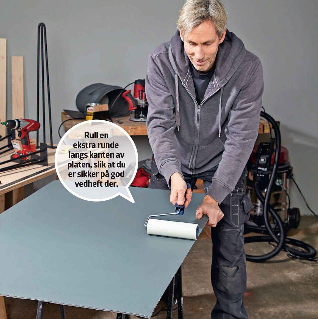 Linoleum på bordplate – slik gjør du!