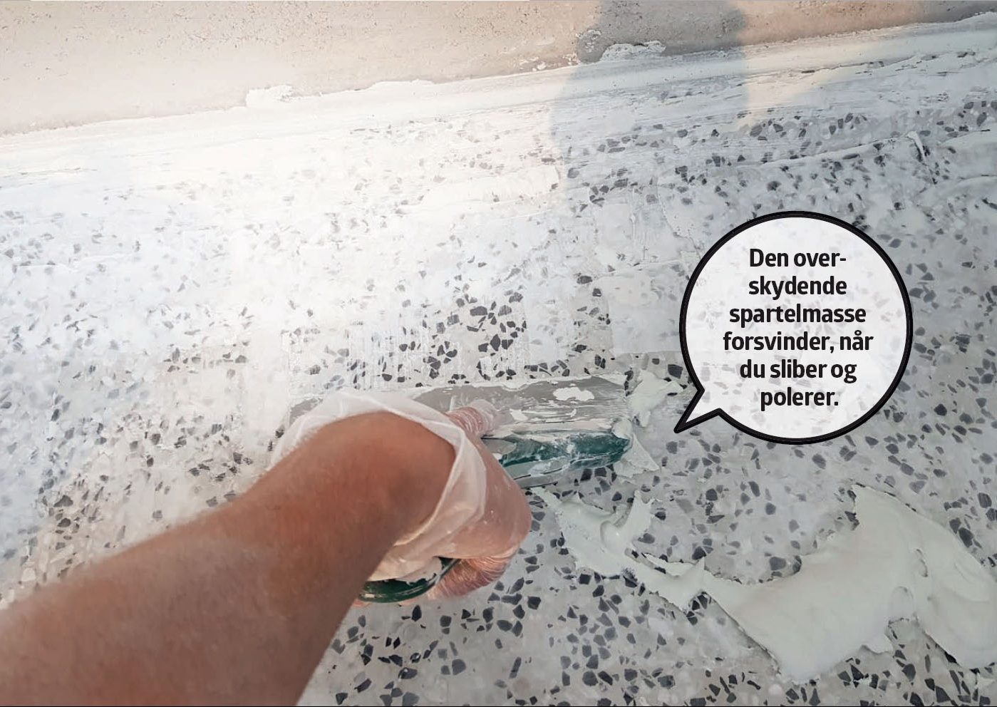 Slibning af terrazzogulv